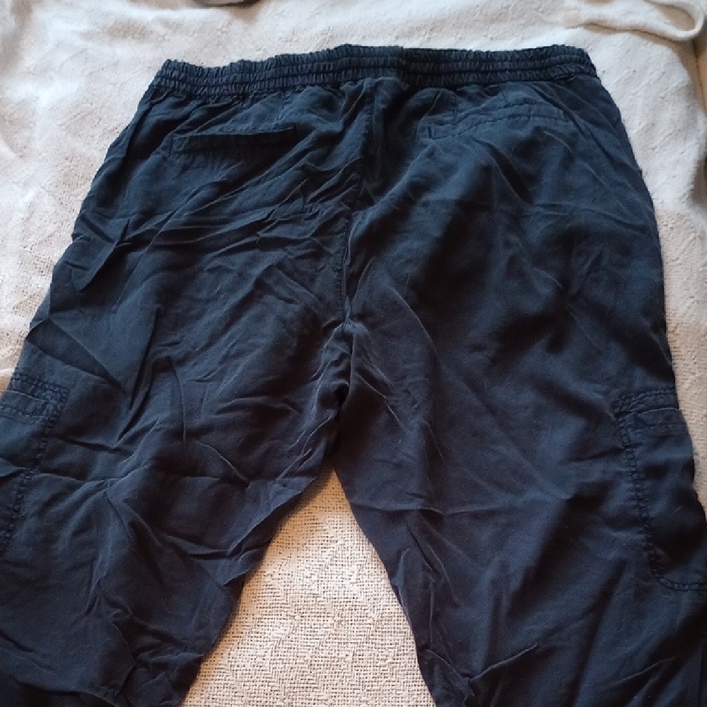 Lane Bryant Black Cargo Pants Relaxed Fit